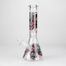 10" Glow-in-the-Dark Monster Design Glass Beaker Bong