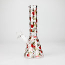 10" Love Design Glass Beaker Bong Glass Bong 777 Smoke Design1