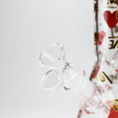 10" Love Design Glass Beaker Bong Glass Bong 777 Smoke