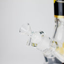 14" Cartoon S Design 7mm Thick Heavy Duty Glass Beaker Bong Glass Bong 777 Smoke