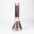 10" Furious Skull Design Glass Beaker Bong-Glow in the dark Glass Bong 777 Smoke Desgin3