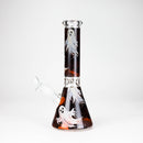 10" Cute Ghost Design Glass Beaker Bong-Glow in the dark Glass Bong 777 Smoke