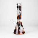 10" Cute Ghost Design Glass Beaker Bong-Glow in the dark Glass Bong 777 Smoke Design3
