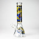 14" Monster Design 7mm Thick Heavy Duty Glass Beaker Bong Glass Bong 777 Smoke Design2