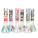 14" One Piece | Super Mario | Kuromi 9mm glass Beaker Bong