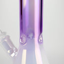 10" Smoke On The Ice Two-Tone Glass Beaker Bong with Octagon Base Glass Bong 777 Smoke