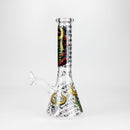 10" King Of Death Design Glass Beaker Bong Glass Bong 777 Smoke