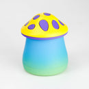 2.2" 4-Layer Mushroom Shaped Metal Herb Grinder — Box of 6 Display Pack 777 Smoke