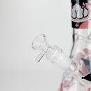 10" Cartoon Girl Design Glass Beaker Bong Glass Bong 777 Smoke
