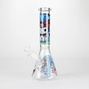 10" Cartoon Girl Design Glass Beaker Bong Glass Bong 777 Smoke Design4