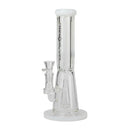 O NG | 12 inch Hexagon Tube Cone Perc Bong [YN1183]