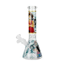 O 10" One Piece Anime Glass Beaker Bongs Assorted designs