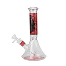 O 10" Egyptian Pharaoh's Legacy Glass Beaker Bong