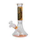 O 10" Egyptian Pharaoh's Legacy Glass Beaker Bong