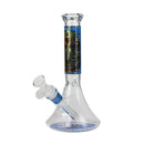 O 10" Egyptian Pharaoh's Legacy Glass Beaker Bong
