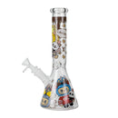 O 10" Labubu Glass Beaker Bong Assorted Designs