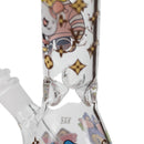 O 10" Labubu Glass Beaker Bong Assorted Designs