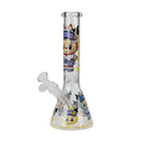 O 10" Labubu Glass Beaker Bong Assorted Designs