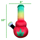 Bo da Bong - Parody Plush Rasta Color Squeaker Dog Toy - 9" For Pet PAW:20