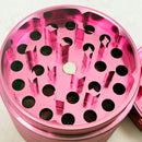 2" Valentine’s Day Design Aluminum Pink Grinder – 4-Layer (Box of 12) Display Pack 777 Smoke