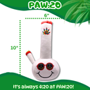 Billie Bong - Parody Plush Squeaky Dog Toy - 10" For Pet PAW:20