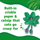 Lil' Mary Jane the Marijuana Leaf - Plush Catnip Cat Toy - 6" For Pet PAW:20