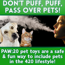 Bud the Weed Nug - Parody Plush Squeaky Dog Toy - 6" For Pet PAW:20