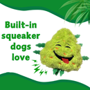 Bud the Weed Nug - Parody Plush Squeaky Dog Toy - 6" For Pet PAW:20