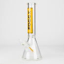 FOGGX | 14" Glass Water Pipe – 7mm Thick [FT590] Glass Bong LEHIGH WHOLESALE Yellow