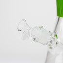 FOGGX | 14" Sandblasted Beaker Glass Water Pipe – 7mm Thick [FT321] Glass Bong LEHIGH WHOLESALE