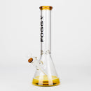 FOGGX | 14" Beaker Glass Bong – 7mm Thick [FT540] Glass Bong LEHIGH WHOLESALE Amber