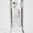 FOGGX | 14" Glass Water Pipe with Percolator [FT187] Glass Bong LEHIGH WHOLESALE