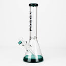 FOGGX | 14" Beaker Glass Bong – 7mm Thick [FT540] Glass Bong LEHIGH WHOLESALE Teal