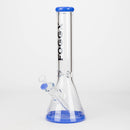 FOGGX | 14" Beaker Glass Bong – 7mm Thick [FT540] Glass Bong LEHIGH WHOLESALE Blue