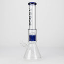 FOGGX | 17" Pirelli Percolator Glass Water Pipe [FT1896 ATS] Glass Bong LEHIGH WHOLESALE Blue
