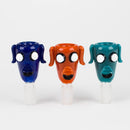 Cheech | 14mm Colourful Animal Glass Bowls with Handle – CH Bowl 110 Bowl · Popper Smoking Cat Distribution