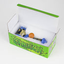 Cheech | 6" Sandblast Hand Pipe – CH-PIPE-249 (Assorted Colors) Glass Pipe Smoking Cat Distribution