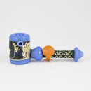 Cheech | 6" Sandblast Hand Pipe – CH-PIPE-249 (Assorted Colors) Glass Pipe Smoking Cat Distribution