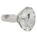 Karma | 14mm Diamond Glass Bowl Bowl · Popper Maq Distributors Clear