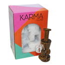 Karma | 6" Yellow Lightning Hourglass Glass Dab Rig Glass Rig Maq Distributors