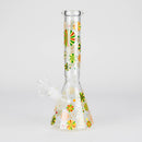 10" Glass Beaker Bong – Lollipops Design (Glow in the Dark) Glass Bong 777 Smoke Design2