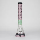 18" 7mm Glass Beaker Bong – Stone Age Design with Ice Catcher Glass Bong 777 Smoke