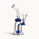 Toke | 8" Glass Dab Rig with Circ Perc Glass Rig Super Supplys Inc Blue