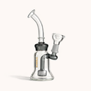 Toke | 8" Glass Dab Rig with Circ Perc Glass Rig Super Supplys Inc T-Black
