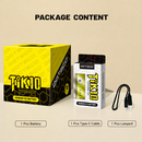 DOTECO | TIK10 510 Thread Variable Voltage Vape Battery (400mAh, Type-C) - 10 CT 510 Battery Super Supplys Inc