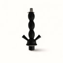 18" Dual-Hose Iridescent Glass Hookah Hookah Super Supplys Inc