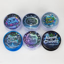 2.5" Above Cloud Design Acrylic Grinder – 3-Layer (Box of 12) Display Pack 777 Smoke