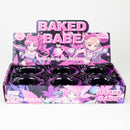 Premium Baked Babe Design Glass Ashtray (Box of 6) Glass Ashtray 777 Smoke