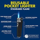 Clipper | Jet Flame Lighters - Display of 48 Lighter Super Supplys Inc