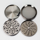 Zinc Gun Metal HIT Grinder 100mm 4pts Regular Grinder NIBO Distribution